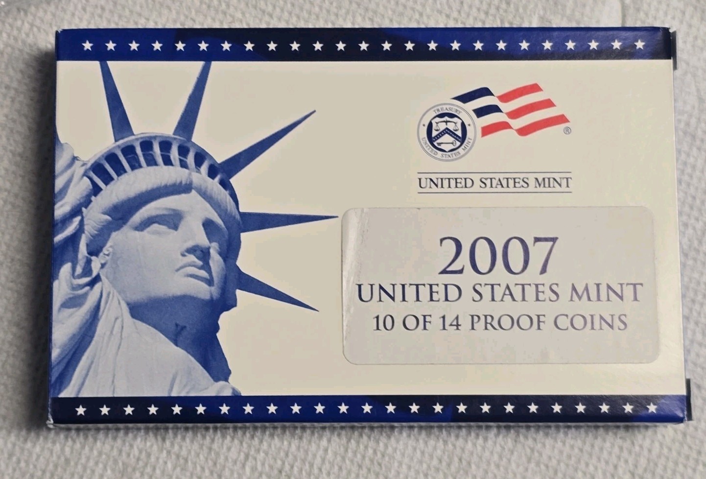 2007 Clad US Proof 14 Coin Set with Original Packaging & COAs COMPLETE
