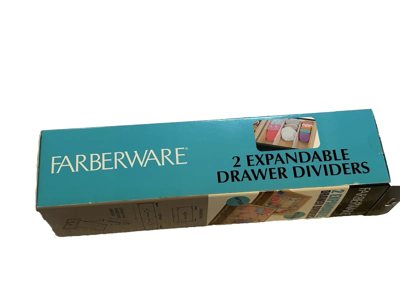 Farberware - NEW - 2 Expandable Drawer Dividers DIY Storage Organizer - NEW