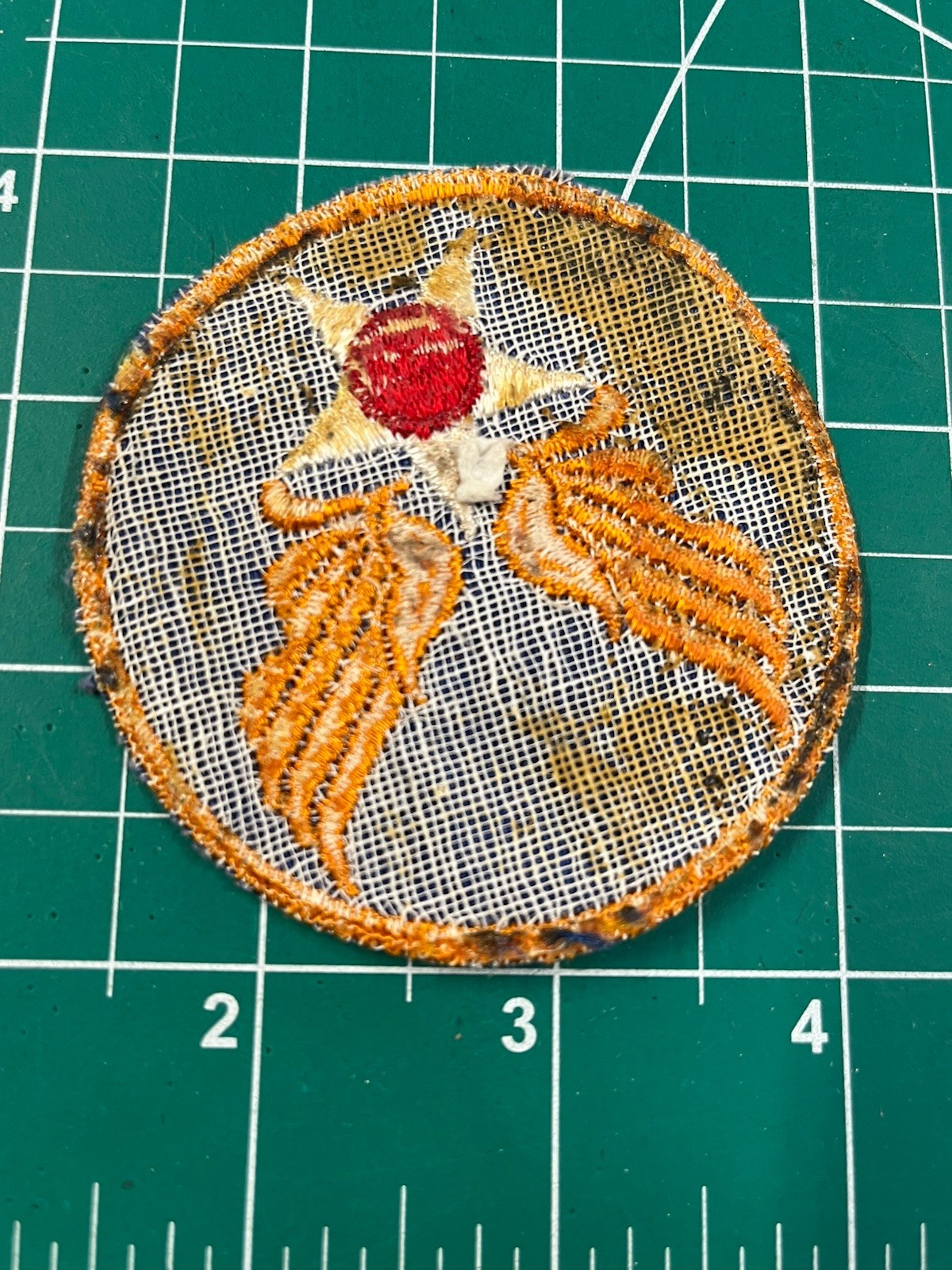 WWII Gold Bordered Air Corps Patch