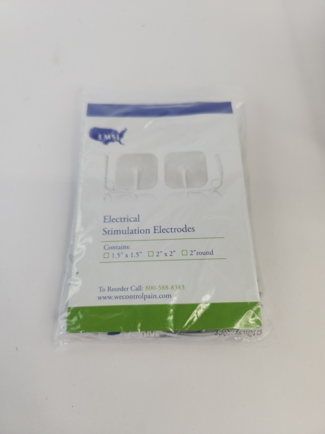 New Sealed 16 EMSI  Electrical tens Stimulation Electrodes/Battery