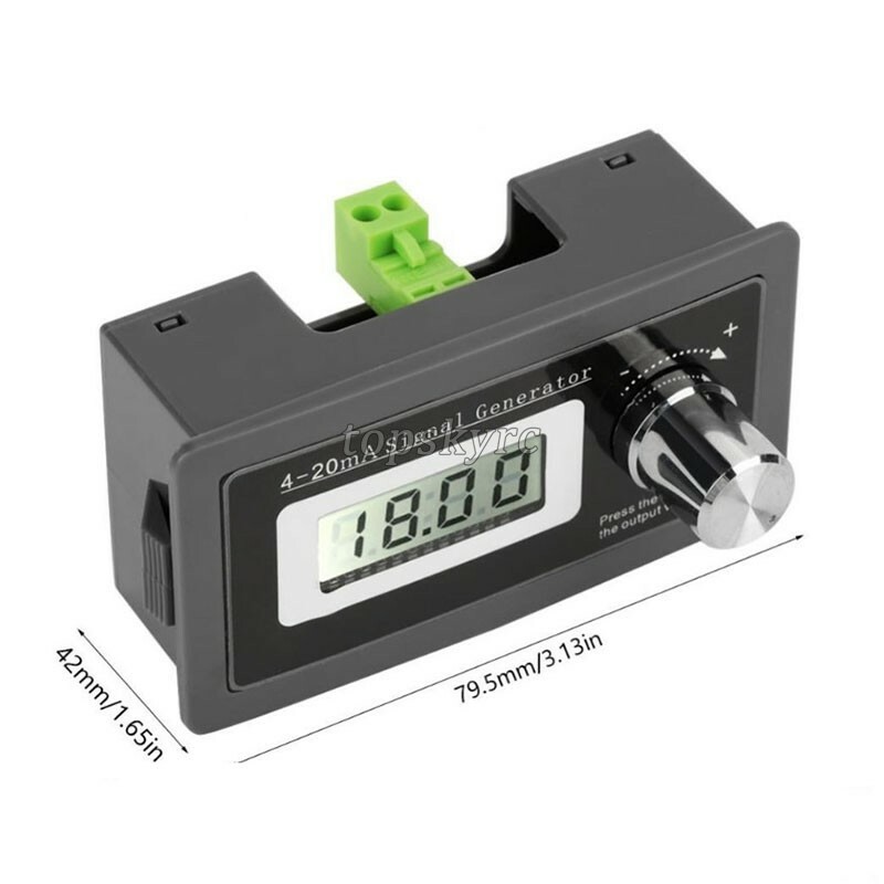 4-20mA Signal Generator Current Loop Signal Generator 2-Wire Panel Mounted tpys