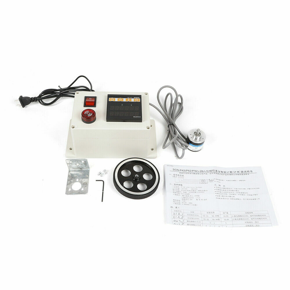 Digital Electronic Length Measure Meter Counter & 300PPR Rotary Encoder