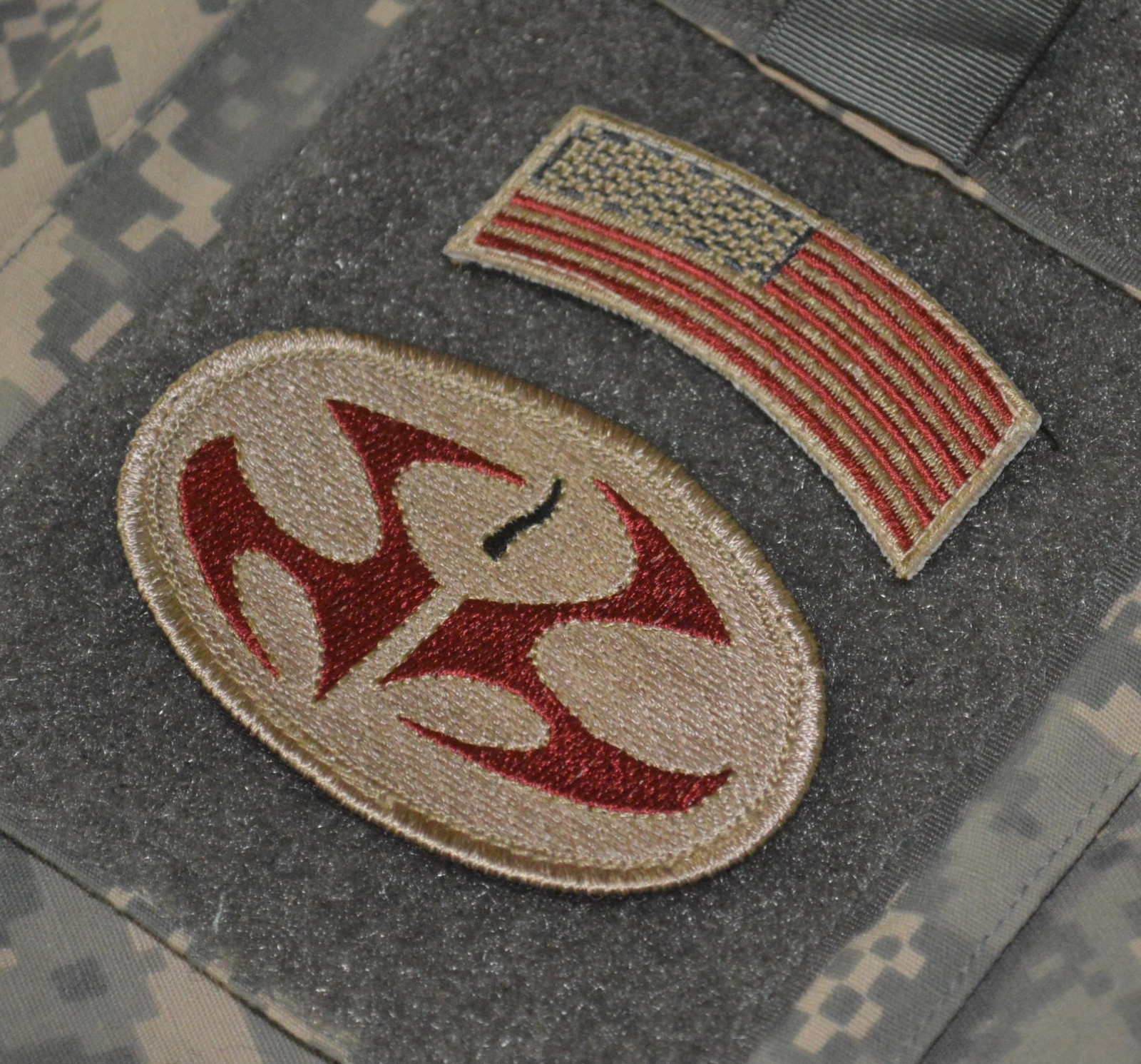 KANDAHAR USMC FORCE GHOST RECON JTF vêlkrö 2-TAB: HITMAN INSIGNIA + US FLAG