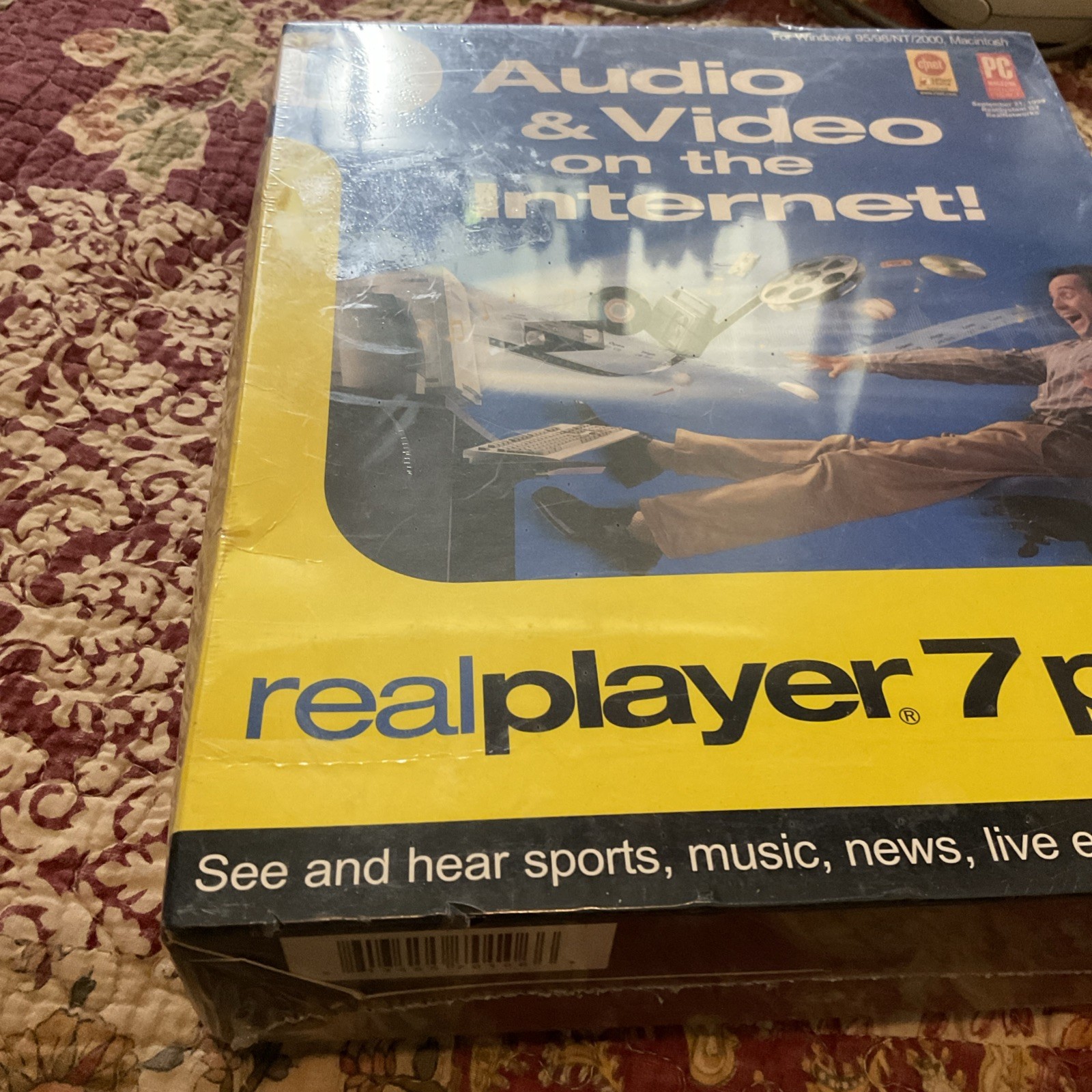 NEW SEALED RealPlayer 7 Plus Sealed 2000 PC WINDOWS 95 98 NT MAC REAL NOS