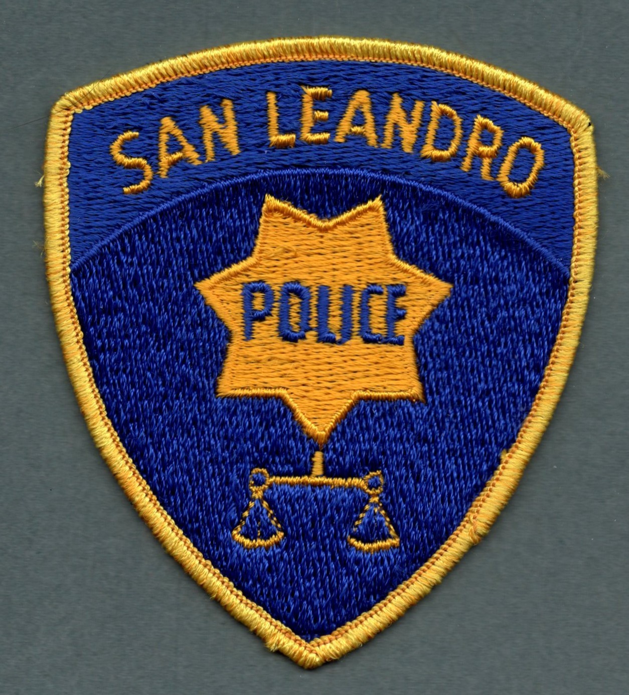 San Leandro California Police Patch