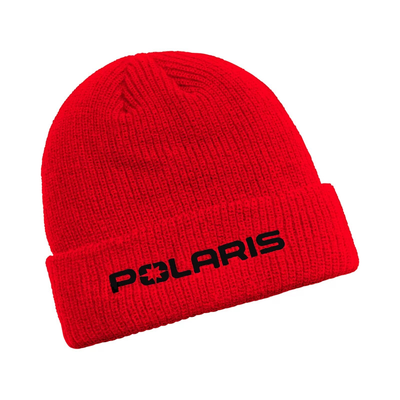 POLARIS CORE Red BEANIE HAT - Snowmobile - ONE SIZE - NEW