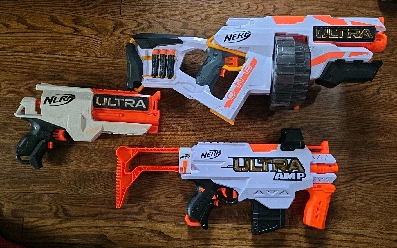 Nerf Ultra ONE, TWO, & AMP