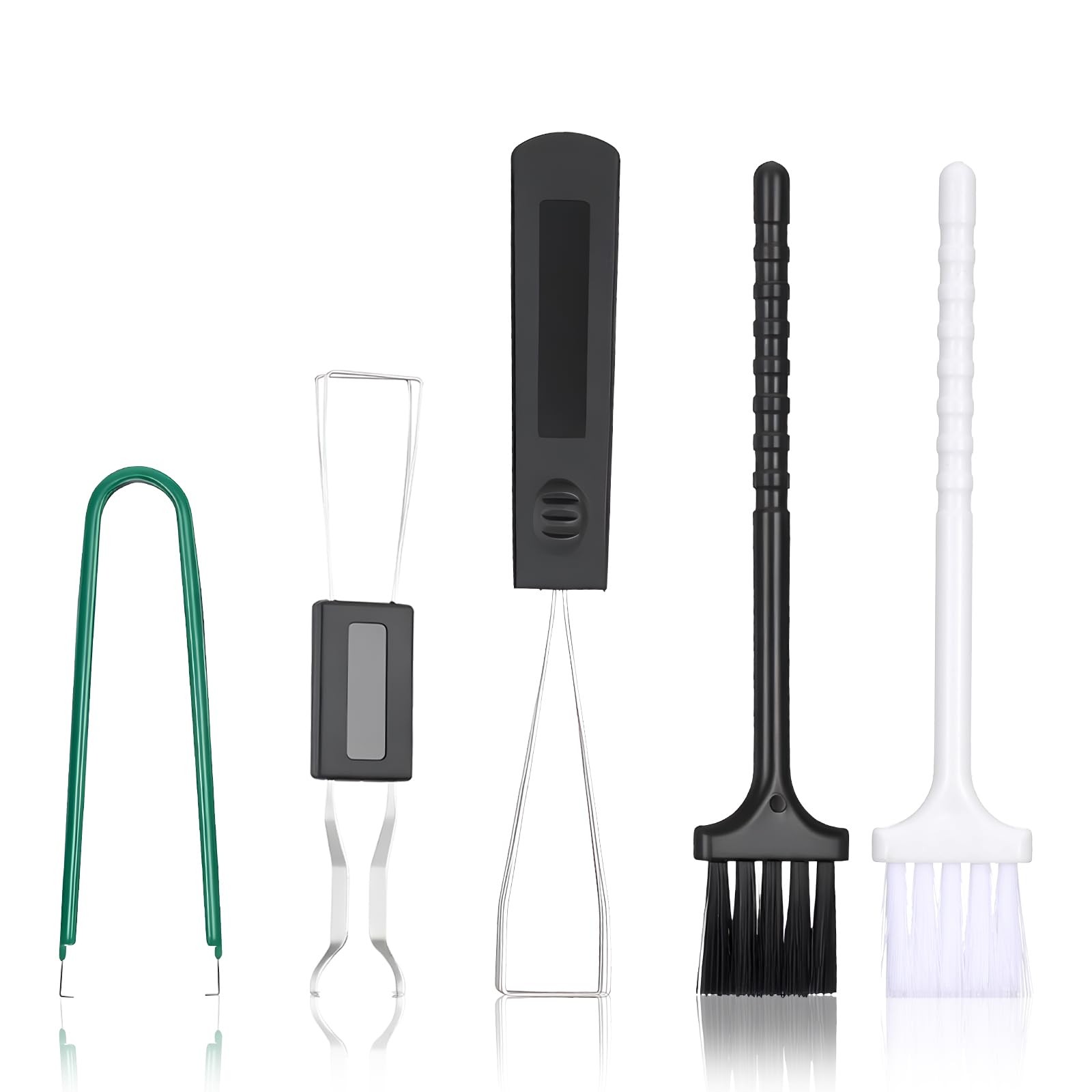 5 Pack Keyboard Keycap Puller Dust Removal Brush for Computer Keyboard Appliance