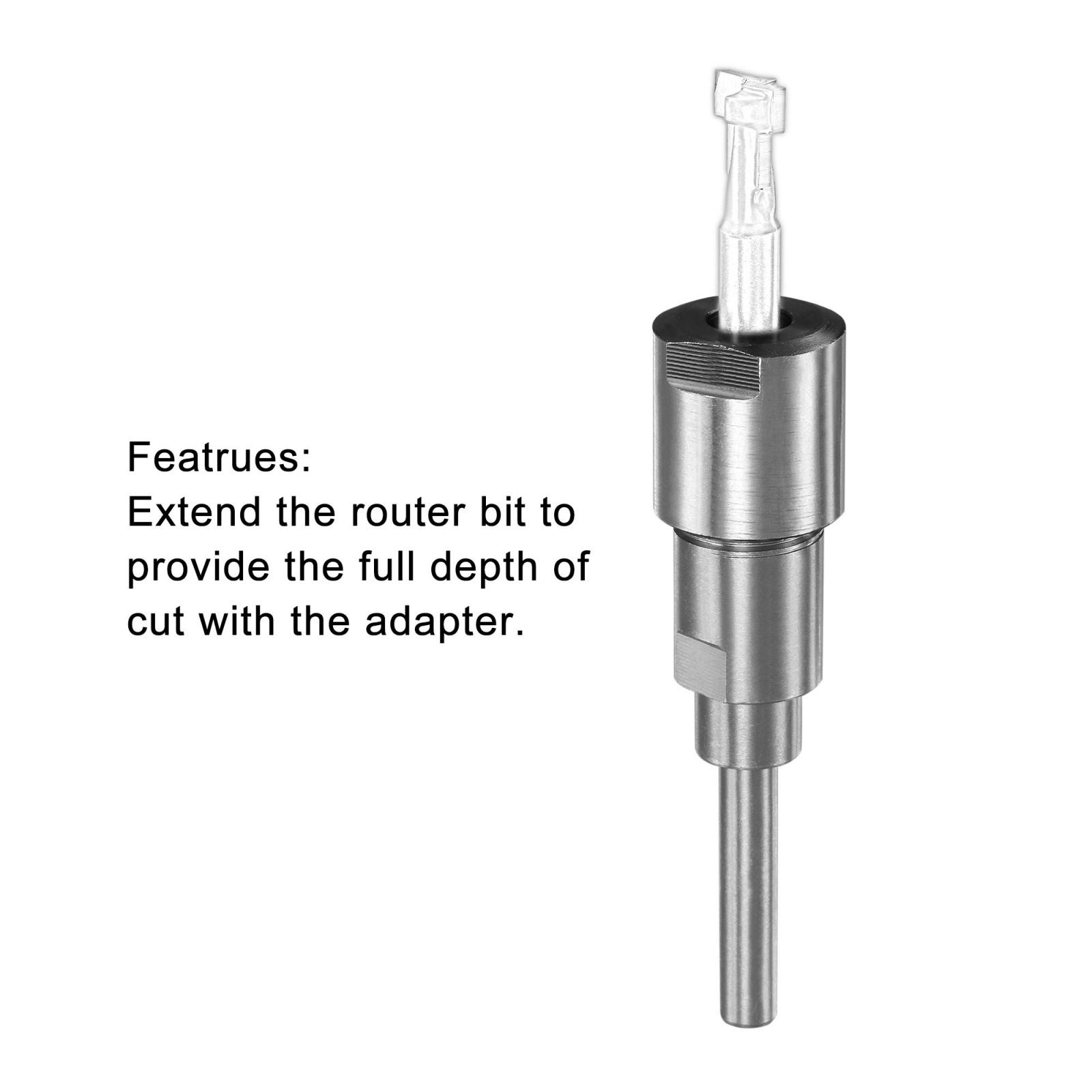 6mm to 6mm Router Collet Extension Rod Converter Adapter for Engraving Machine