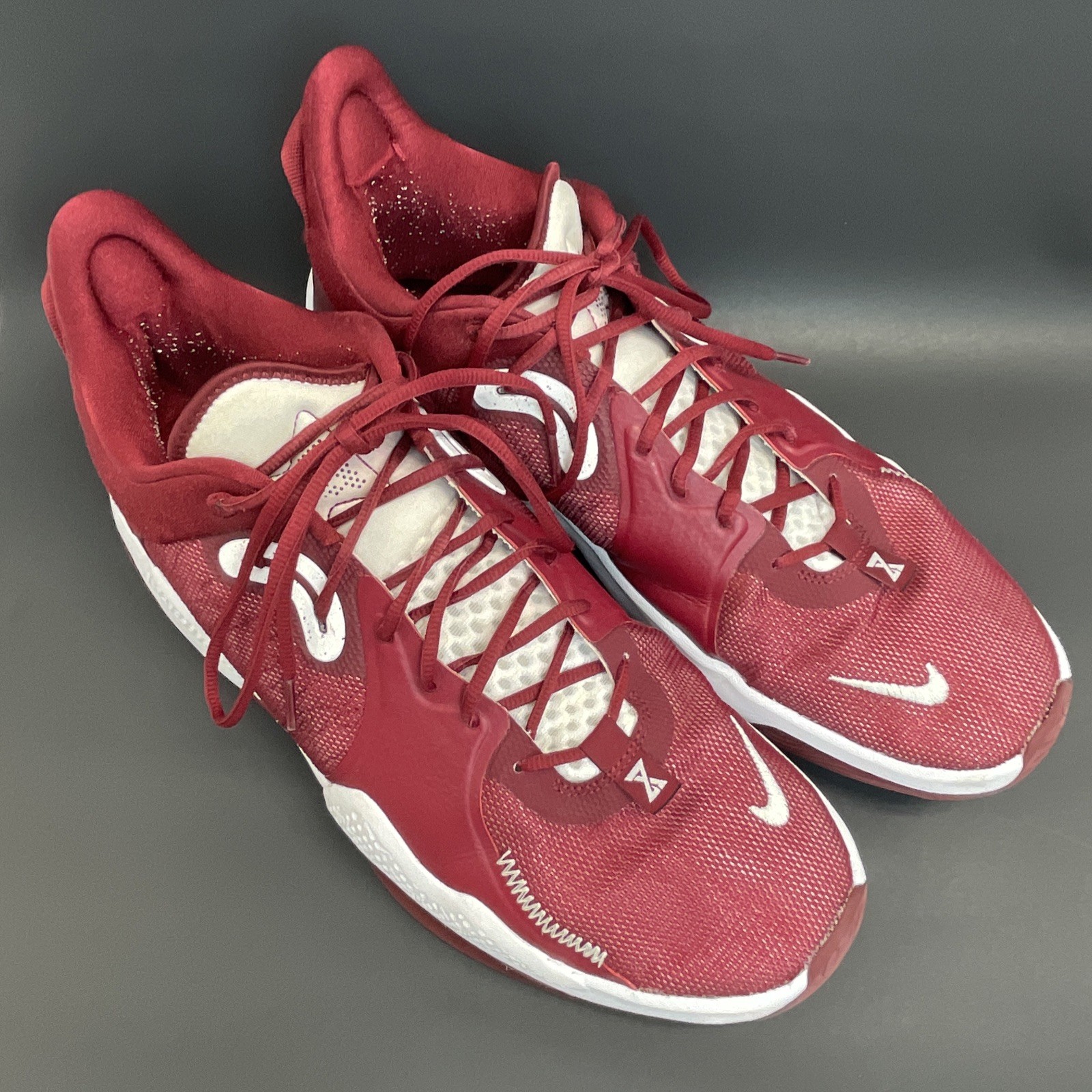 Nike Paul George PG 5 TB Promo Basketball Mens Size 15 Maroon Red DM5045-601