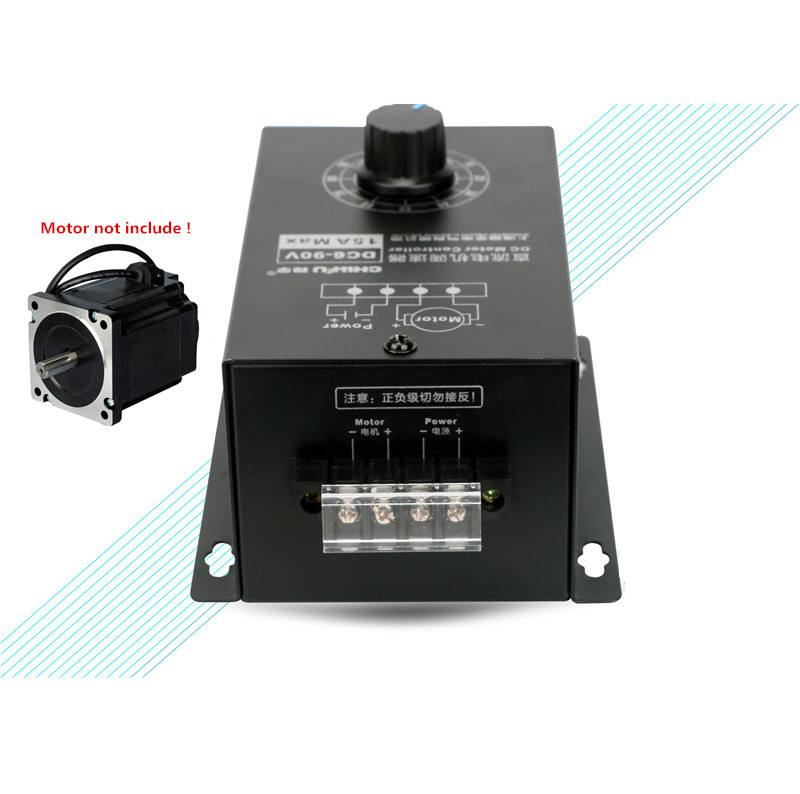 15A For 6-90V Motor DC motor speed controller Universal reversible PWM module