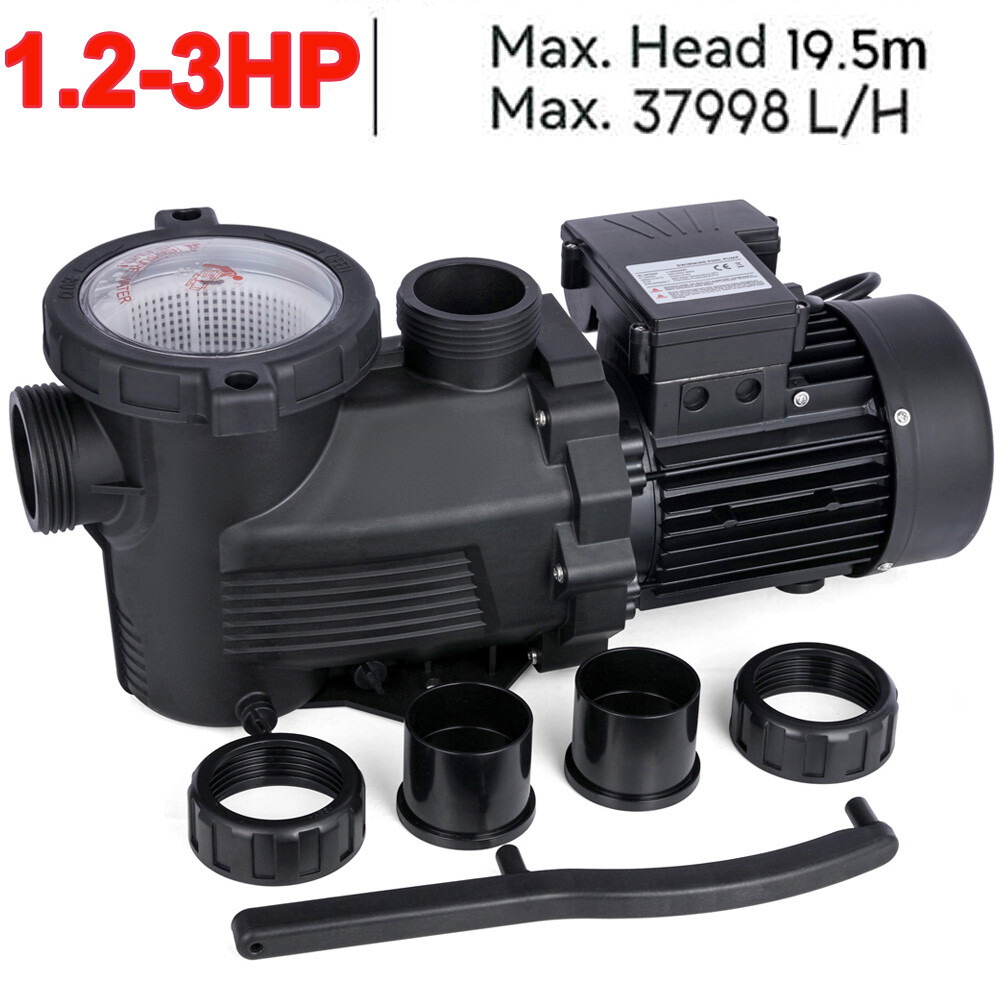 1.2/3.0HP 2" NPT IN / Abound GROUND Swimming Pool Pump Motor with Strainer