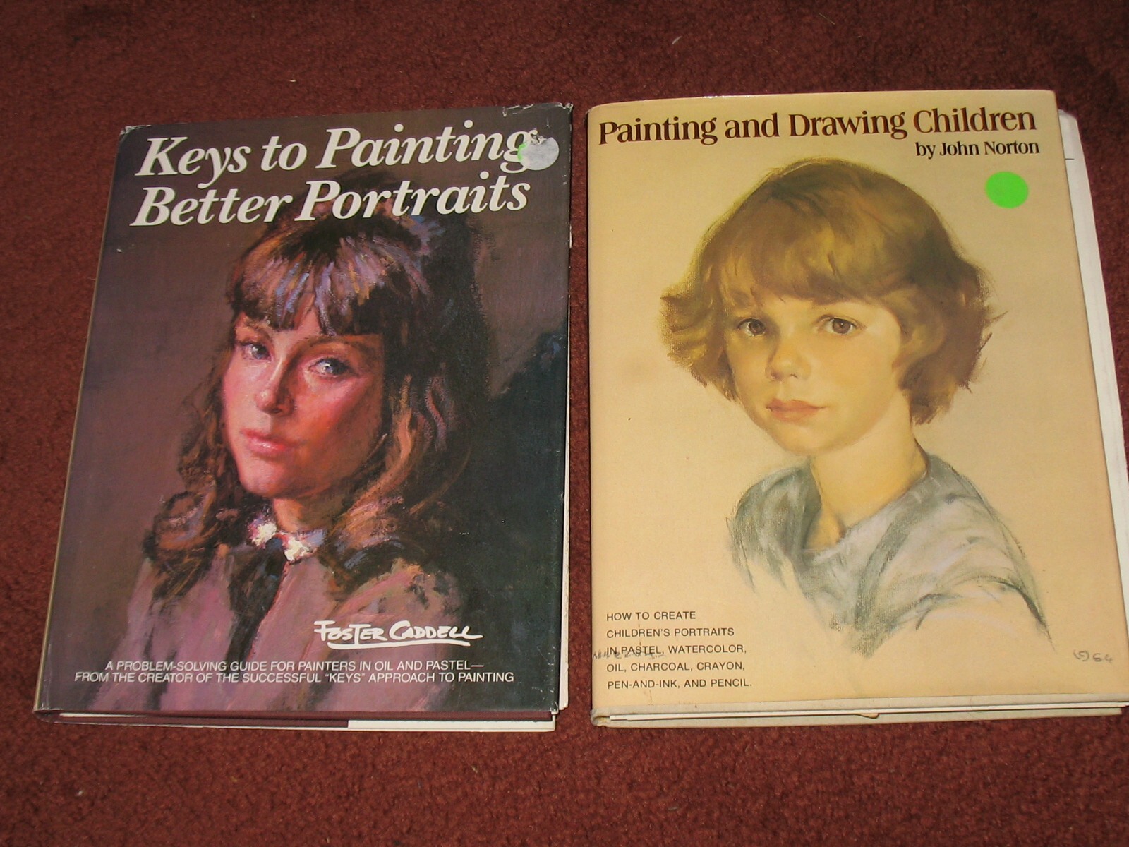 Lot of (2)  Portrait Art Painting Books  ~Children & Adults ~