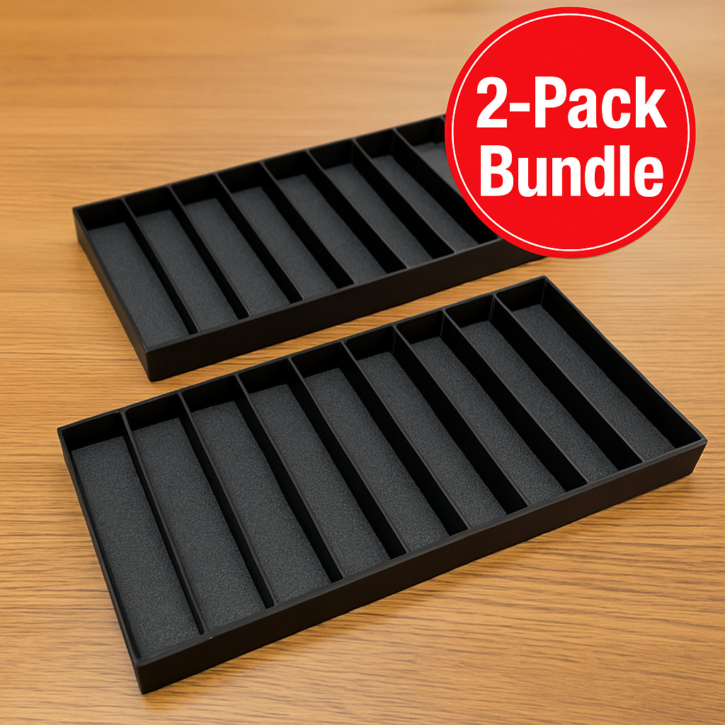 Pocket Knife Organizer for US General & Kobalt Mini Toolbox | Black