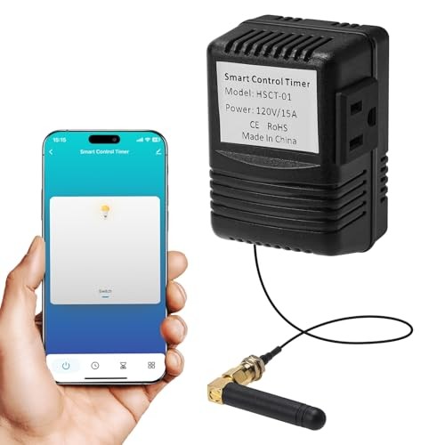 WiFi Smart Socket Timer for Low Voltage Landscape Lighting, App & Voice