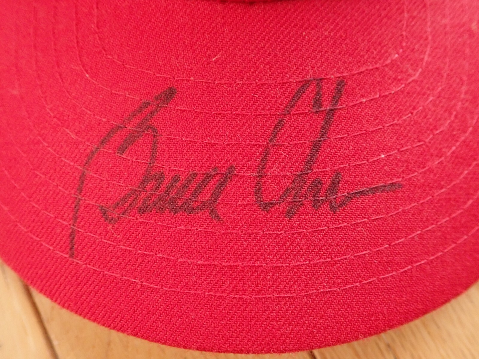 BRUCE CHEN PHILLIES AUTHENTIC SIGNED NEW ERA ADJUSTABLE HAT