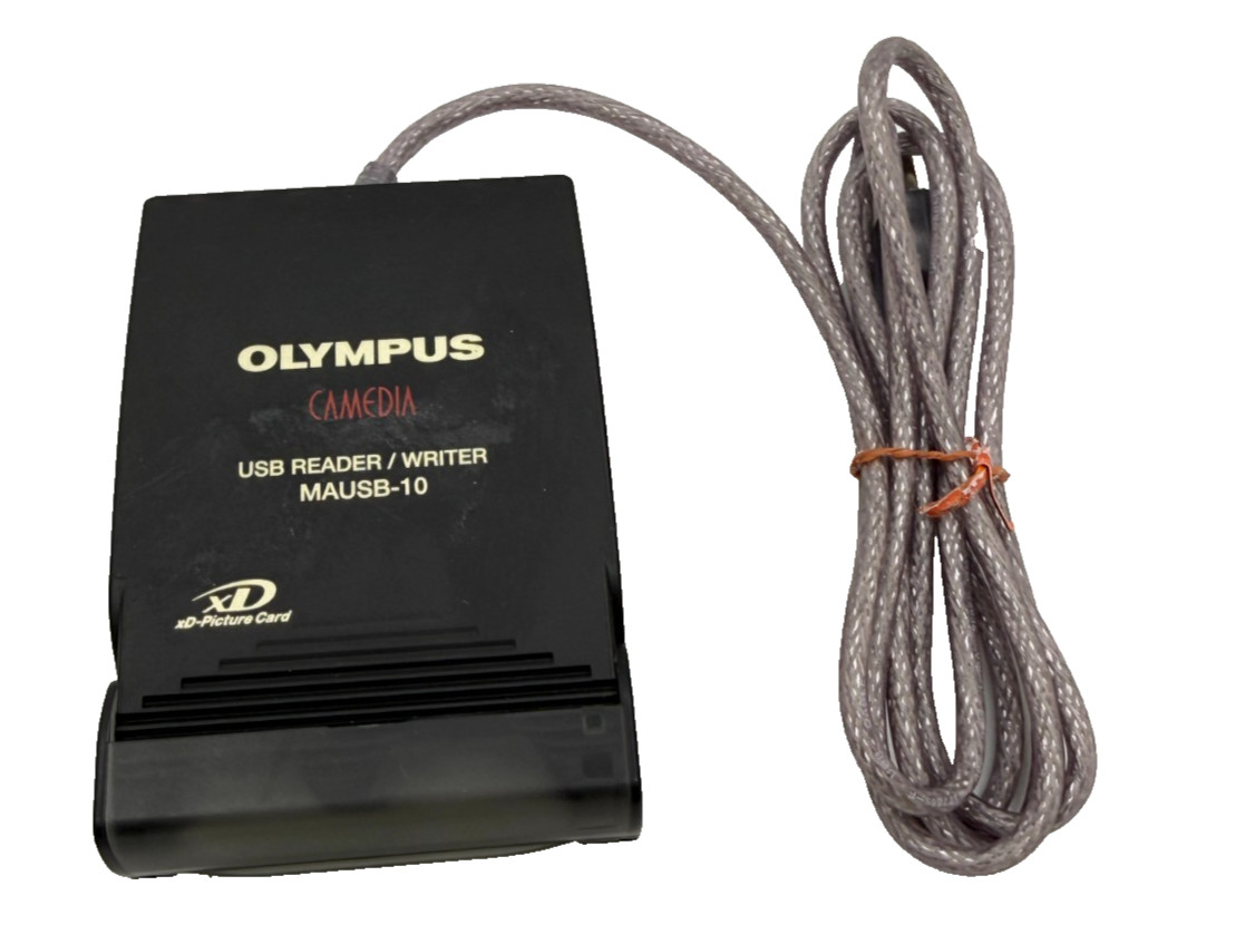OLYMPUS CAMEDIA USB Reader Writer Model MAUSB-10 Works Used