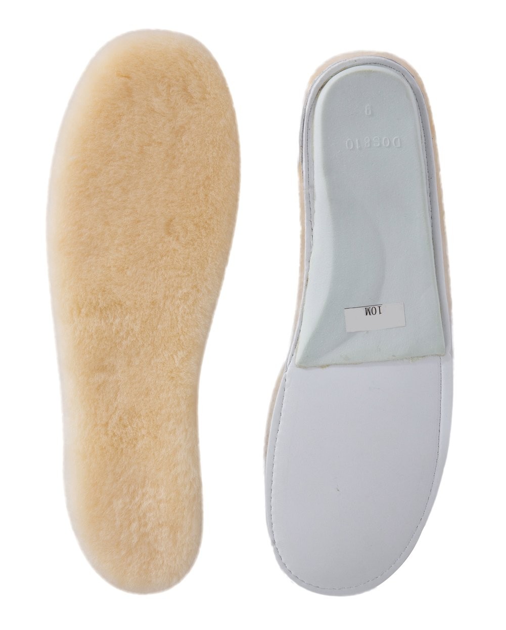 ABUSA Sheepskin Insoles Men's Premium Think Wool Fur Men US 12 B(M), 1 Pack