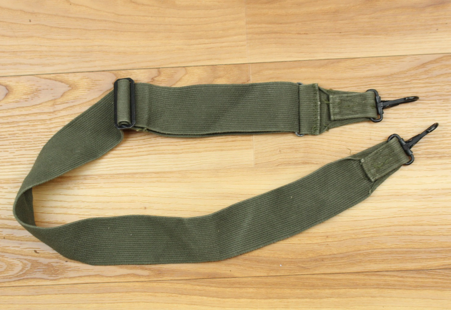 Original US Army Vietnam Era General Purpose Carry Strap Sling OD Green Canvas