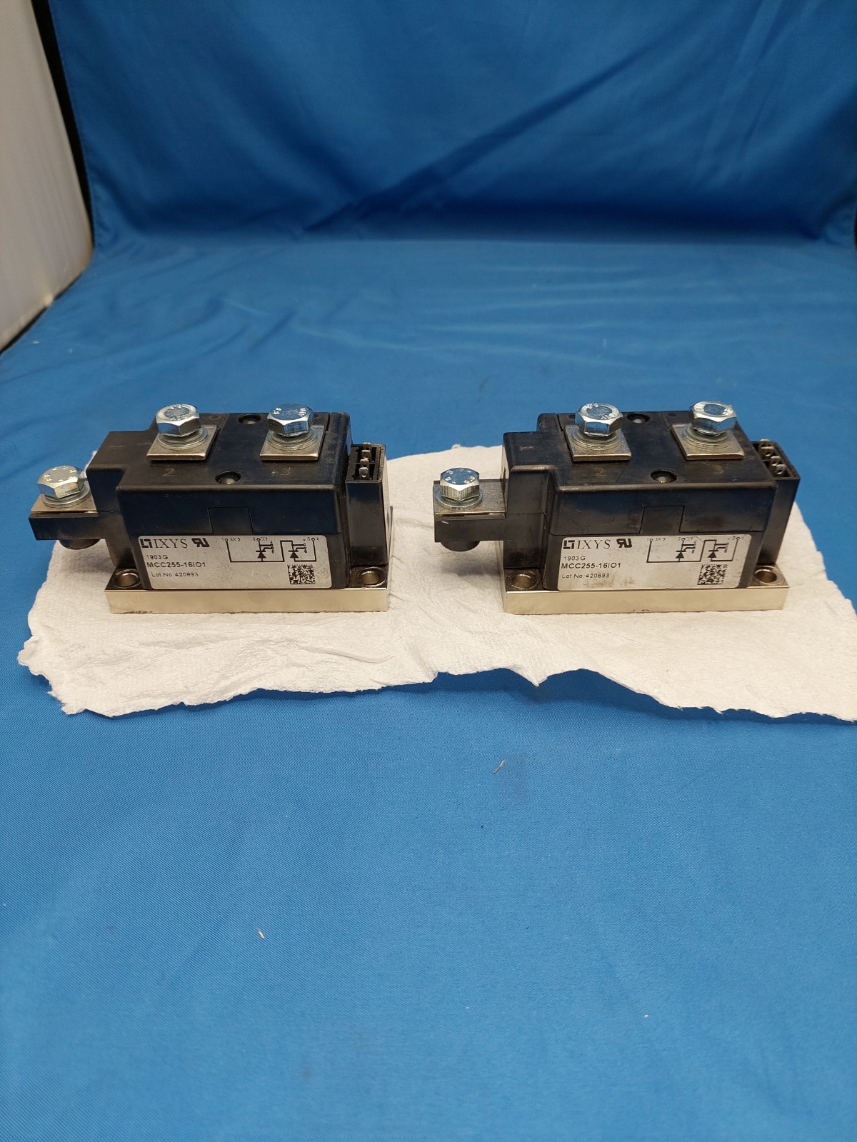 LOT OF 2pc. IXYS  MCC255-16IO1 Power Supply Module
