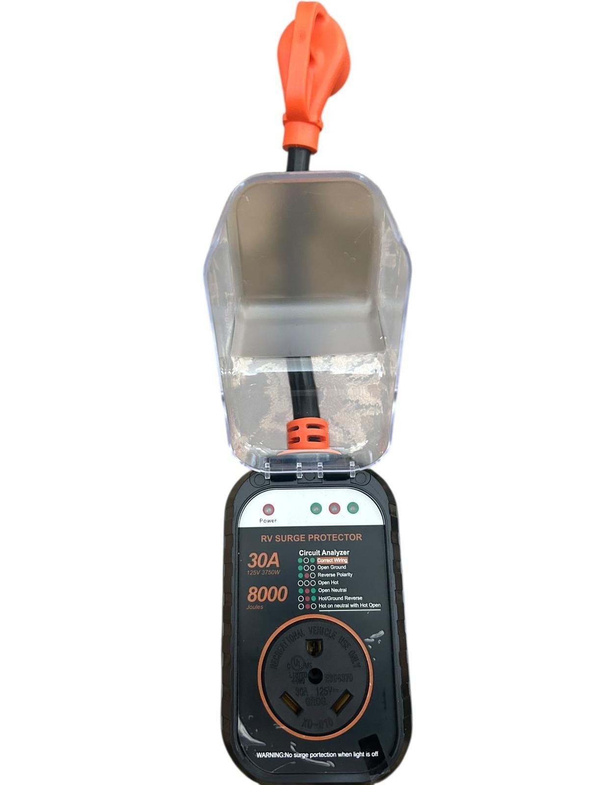 GEARGO RV Surge Protector 30 Amp RV Circuit Analyzer Surge Guard Full Protection