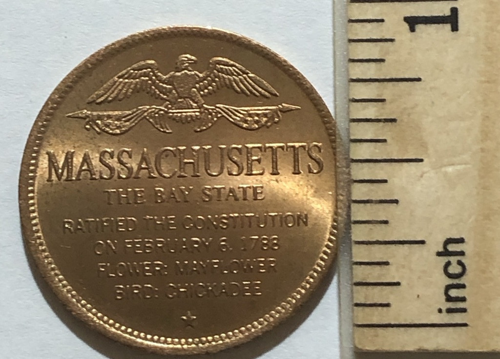 Massachusetts The Sixth State Coin/Token