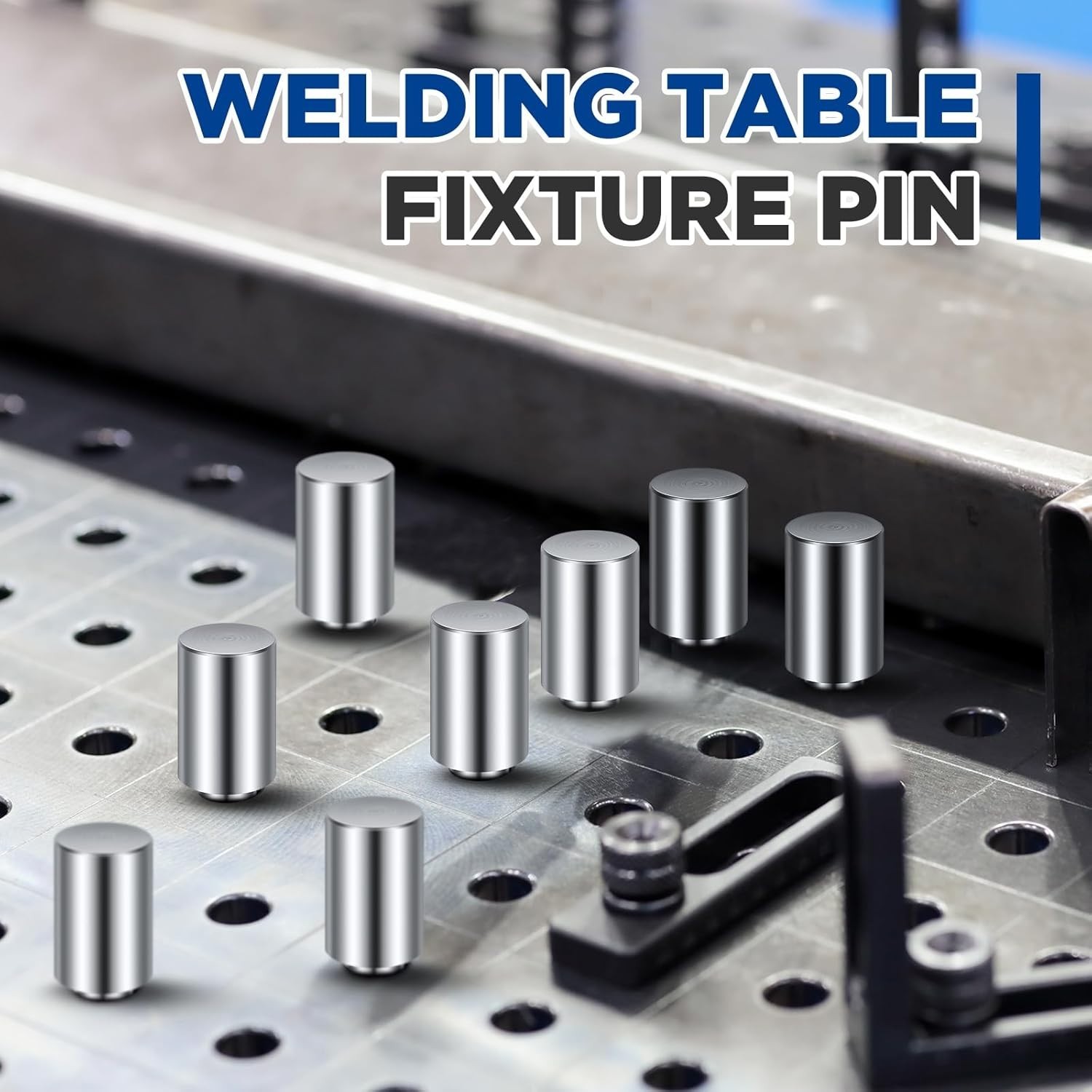 10Pcs 5/8 X 1 X 1.5 Welding Table Fixture Pin Stop Alignment Square Quick Setup