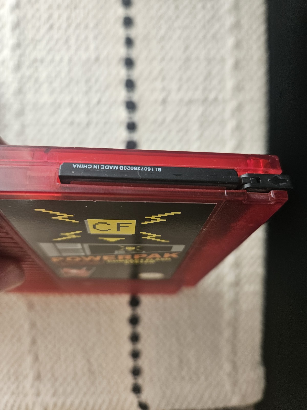 PowerPak Cartridge Compact Flash System Memory Card for Nintendo NES Console Red