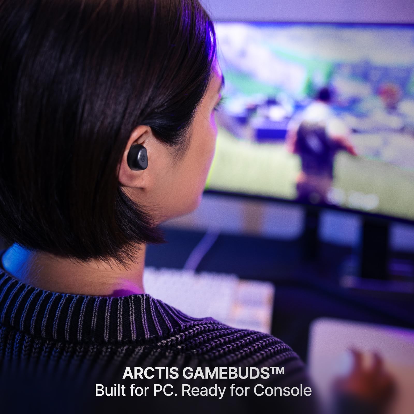 SteelSeries Arctis GameBuds for PlayStation/PC/Switch/Mobile — 2.4GHz