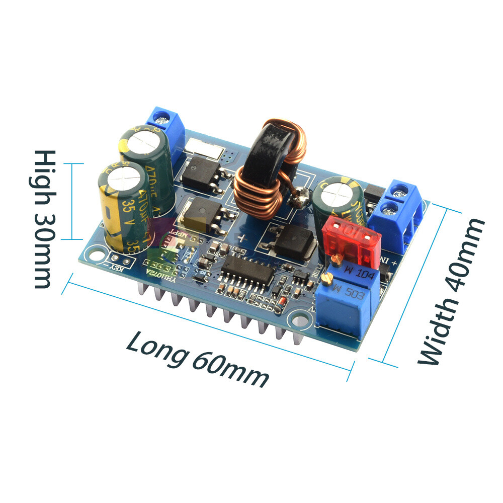 5A DC-DC 60W Automatic Buck-Boost Constant Voltage Current Module Step Up/Down