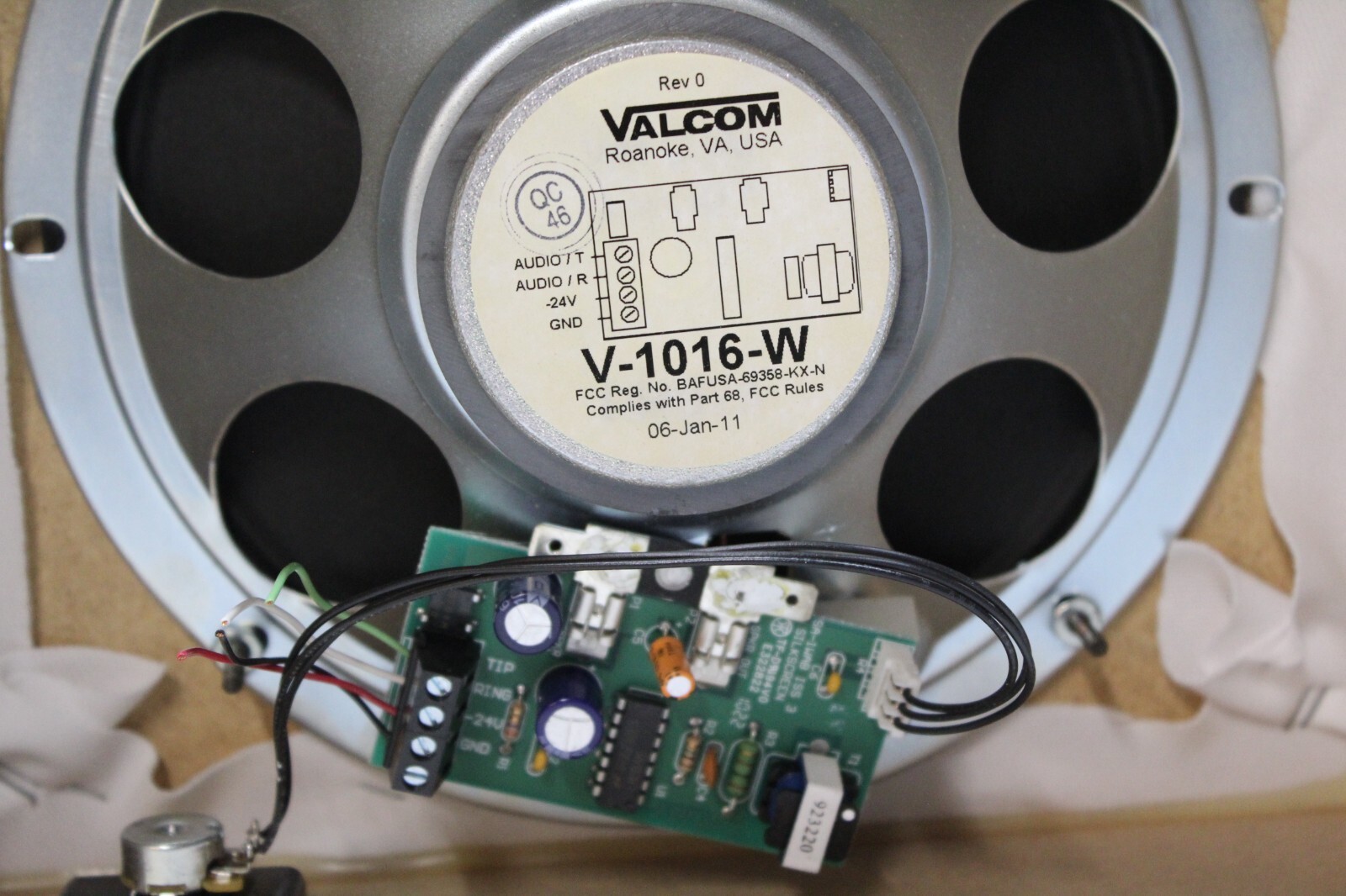Valcom V-1016 On-Wall Paging Speakers (X2)