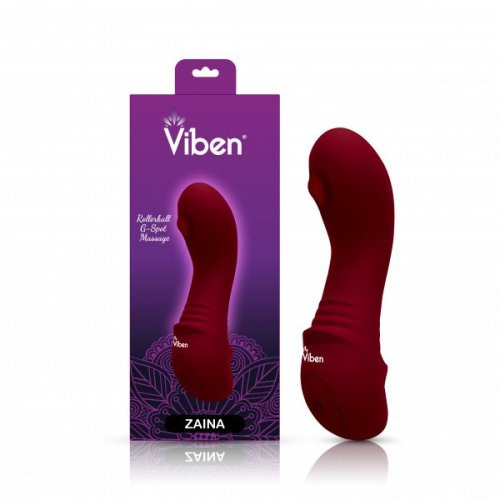 Viben Zaina Intense Mini Rollerball G-Spot Vibe - Ruby