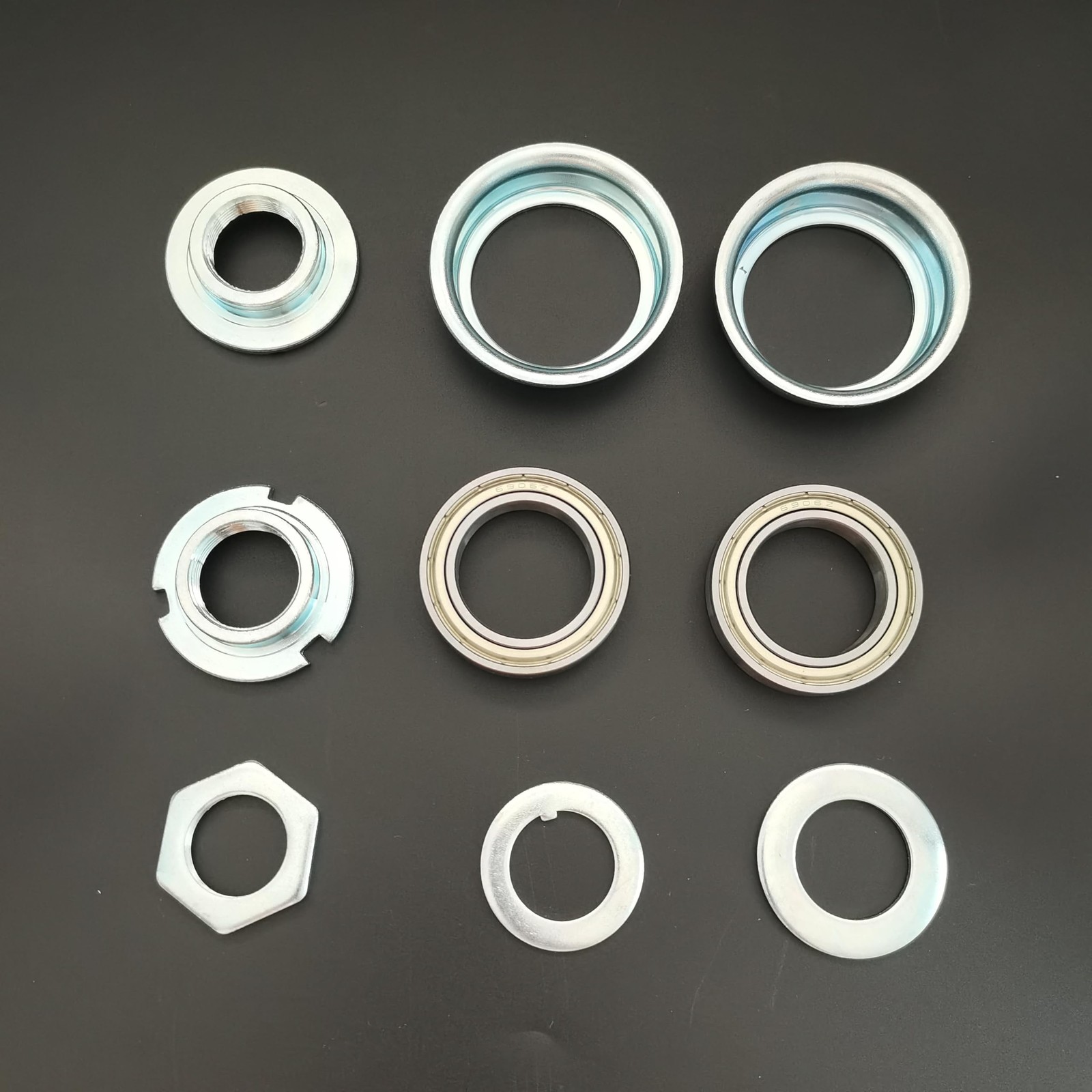 Upgrade New 2 Inch Cup Bottom Bracket Set OnePiece Bearings Included