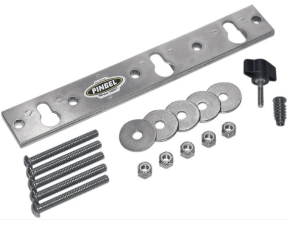 Pingel WC-TBM Mounting Plate for Removable Wheel Chock - Fits 3 1/2in. or 6 1/2i