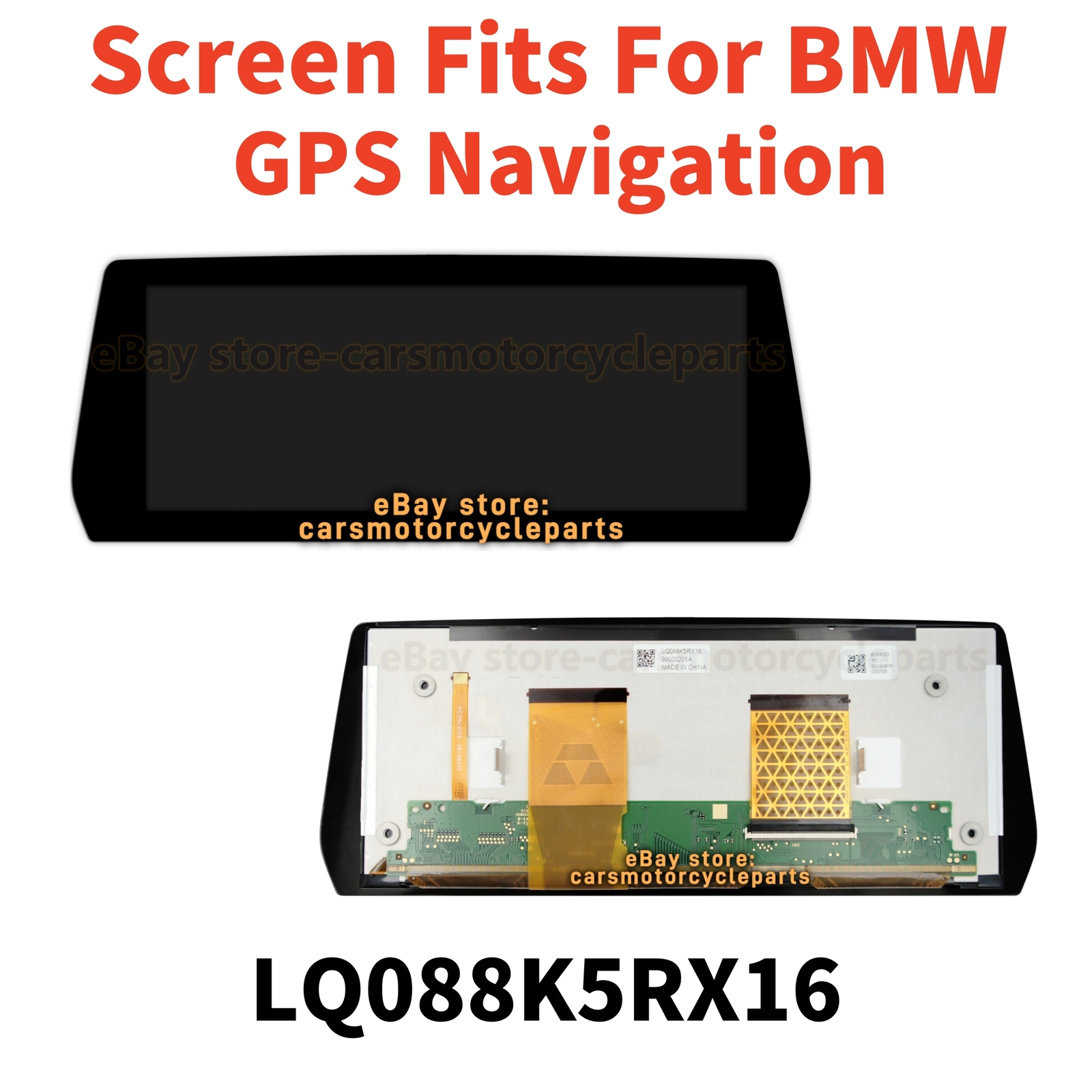 LCD Display For BMW Car Navigation Speedometer Cluster LQ088K5RX16 Screen New