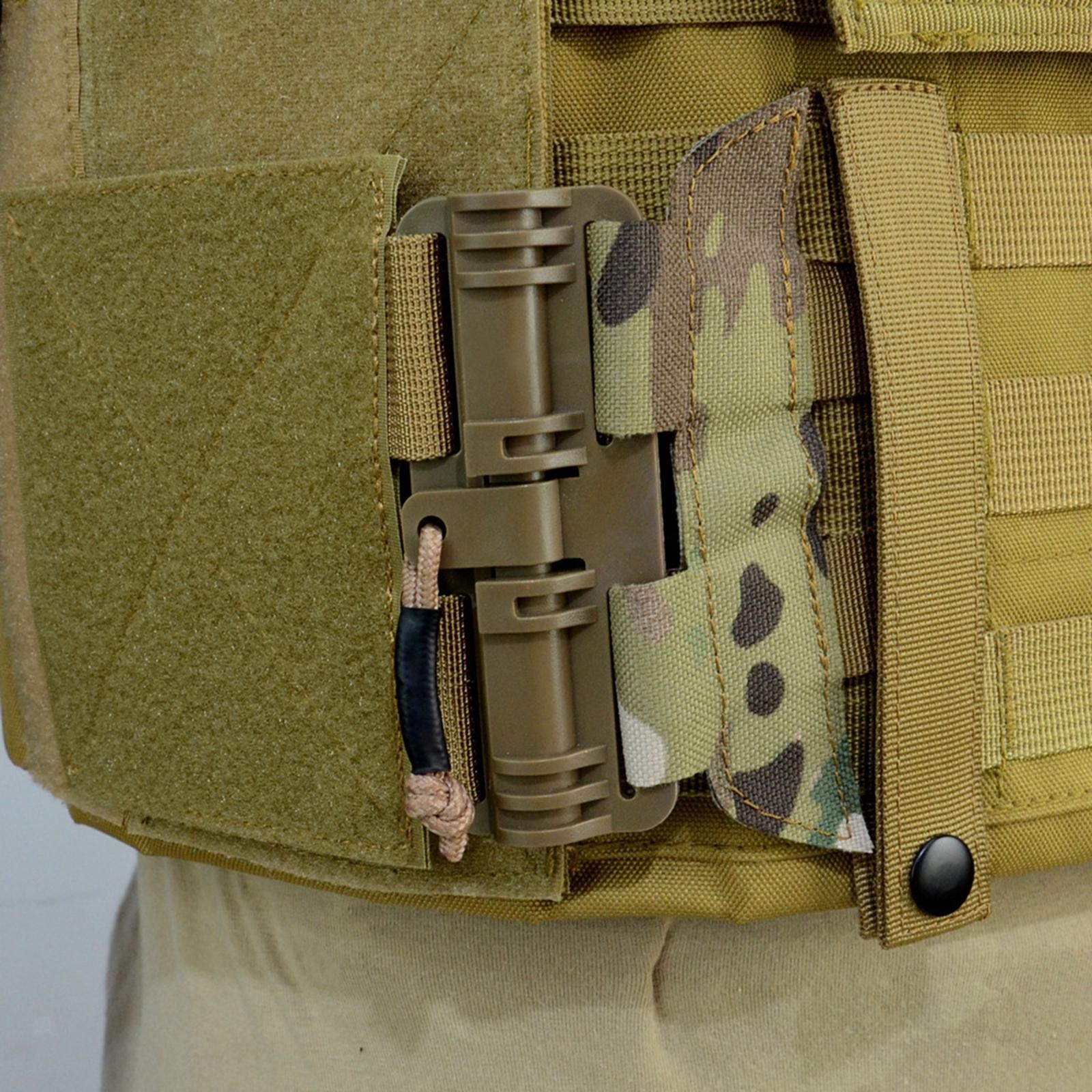 Vest Quick Release Buckle Set Quick Disconnect Tube Cummerbund Adapter Assembly