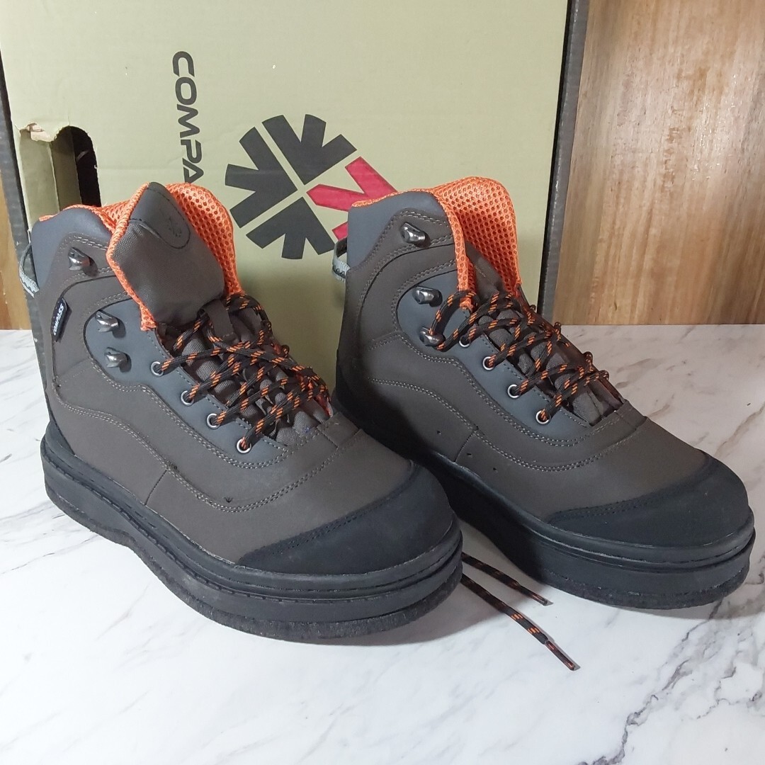 Compass 360 Tailwater Cleat II Sole Wading Shoe Men's Storm Gray Sz 9 2414355