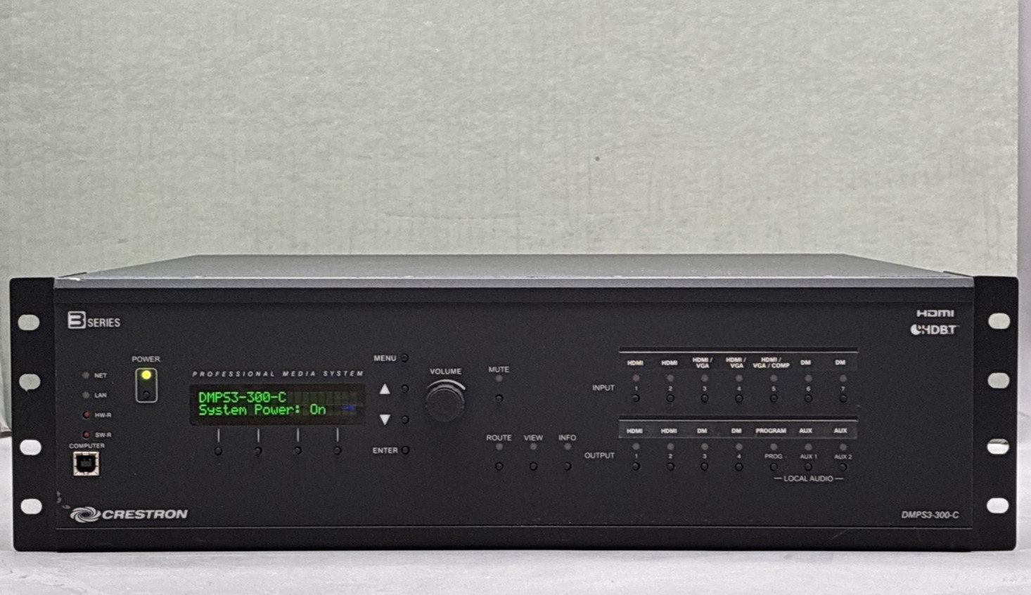 Crestron DMPS3-300-C 4K DigitalMedia Presentation System HDBaseT Pro AV Switcher