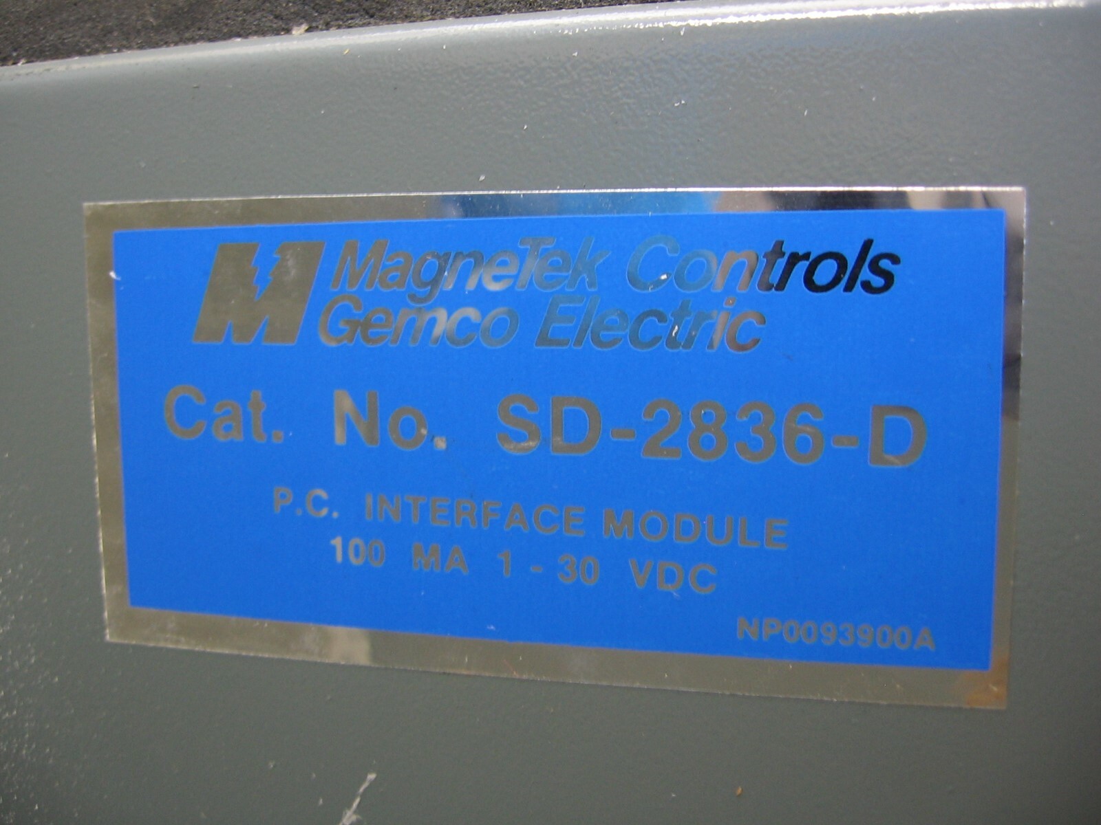 Gemco McGraw-Edison MagneTek PC Interface Module SD-2836-D