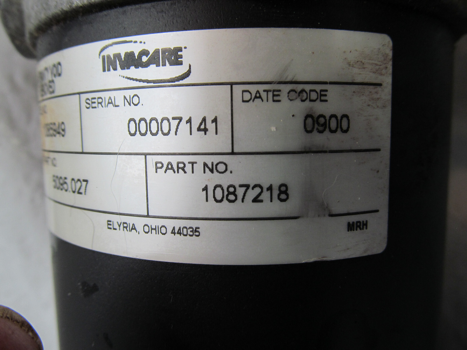 Left Motor & Transaxle From Invacare R2 Wheelchair