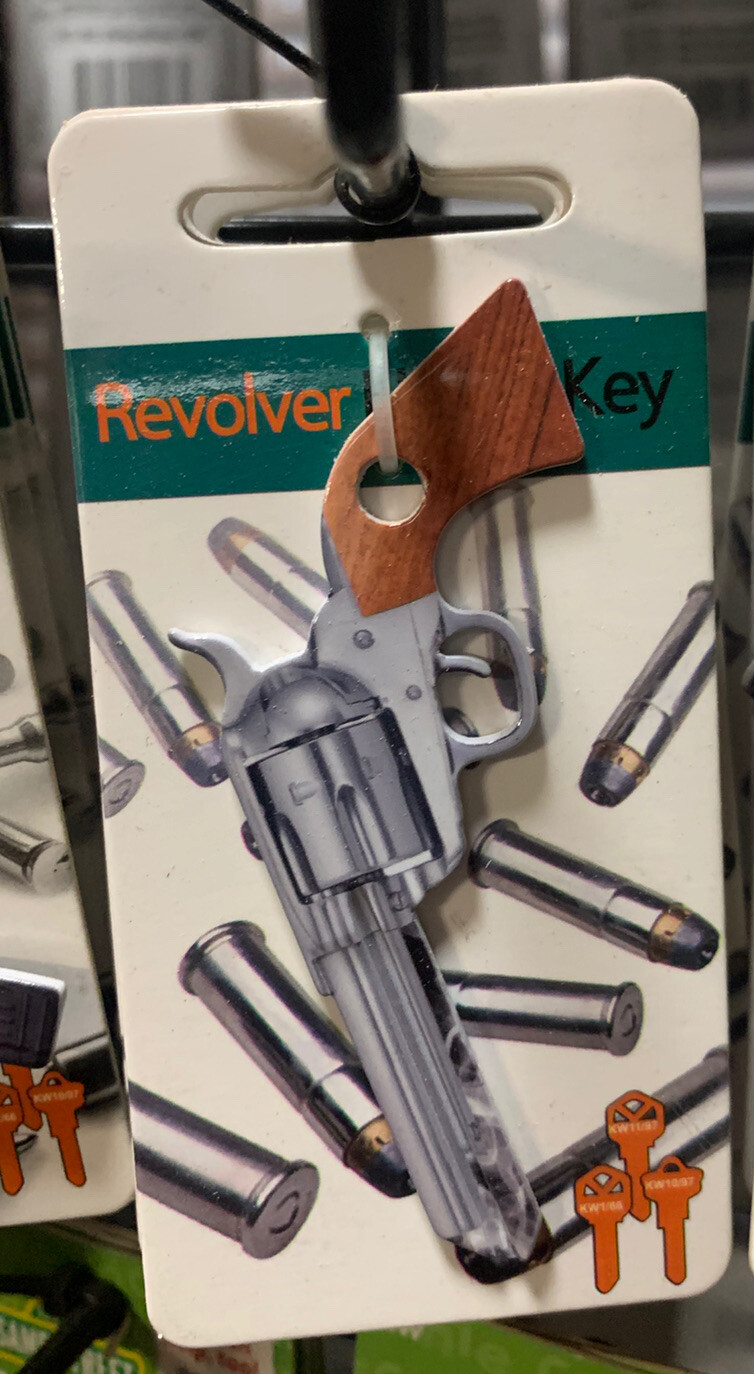New Uncut Revolver Gun Shape House Key Blank for Schlage Locks SC1