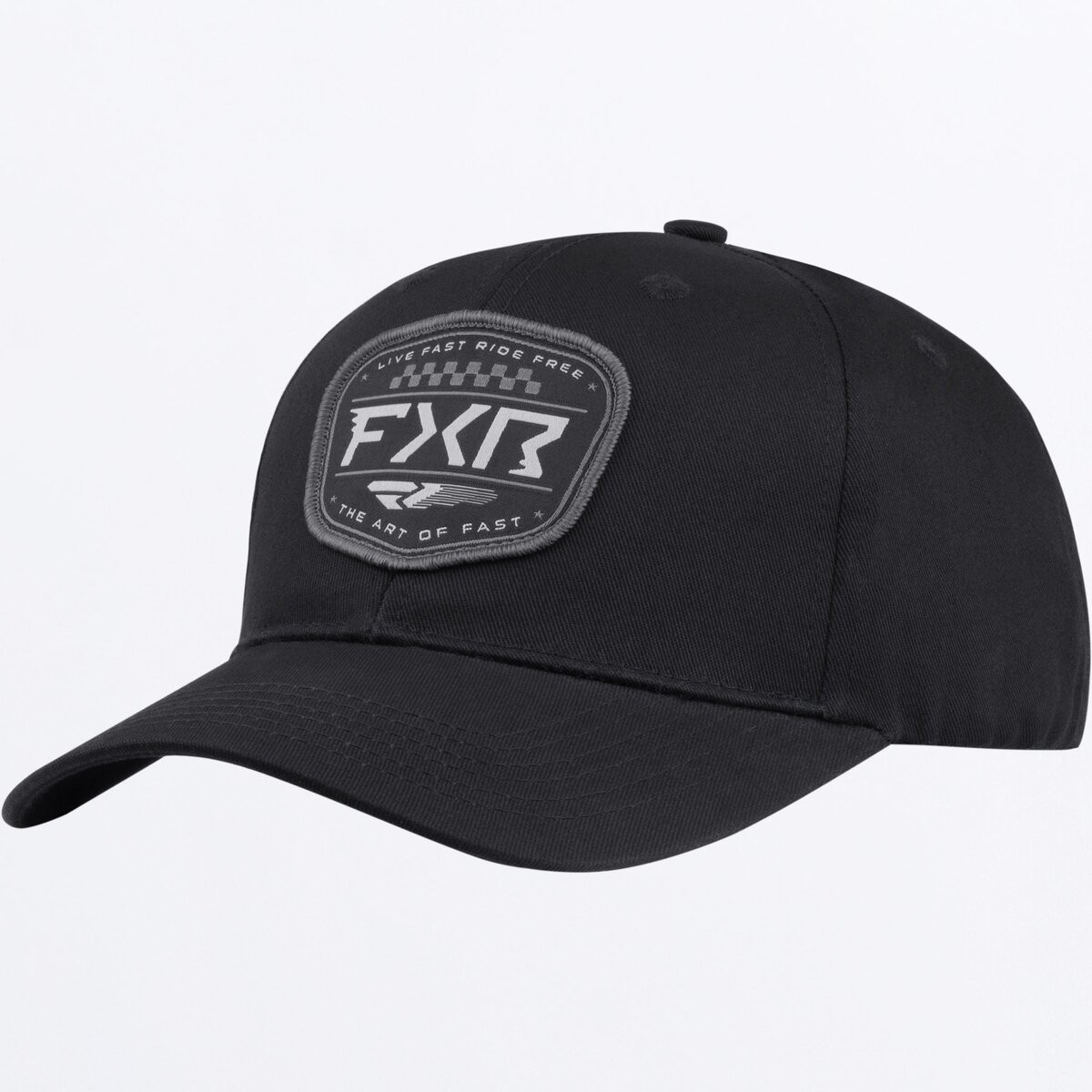 FXR Racing Black/Grey Race Plate Hat 261923-1000-00