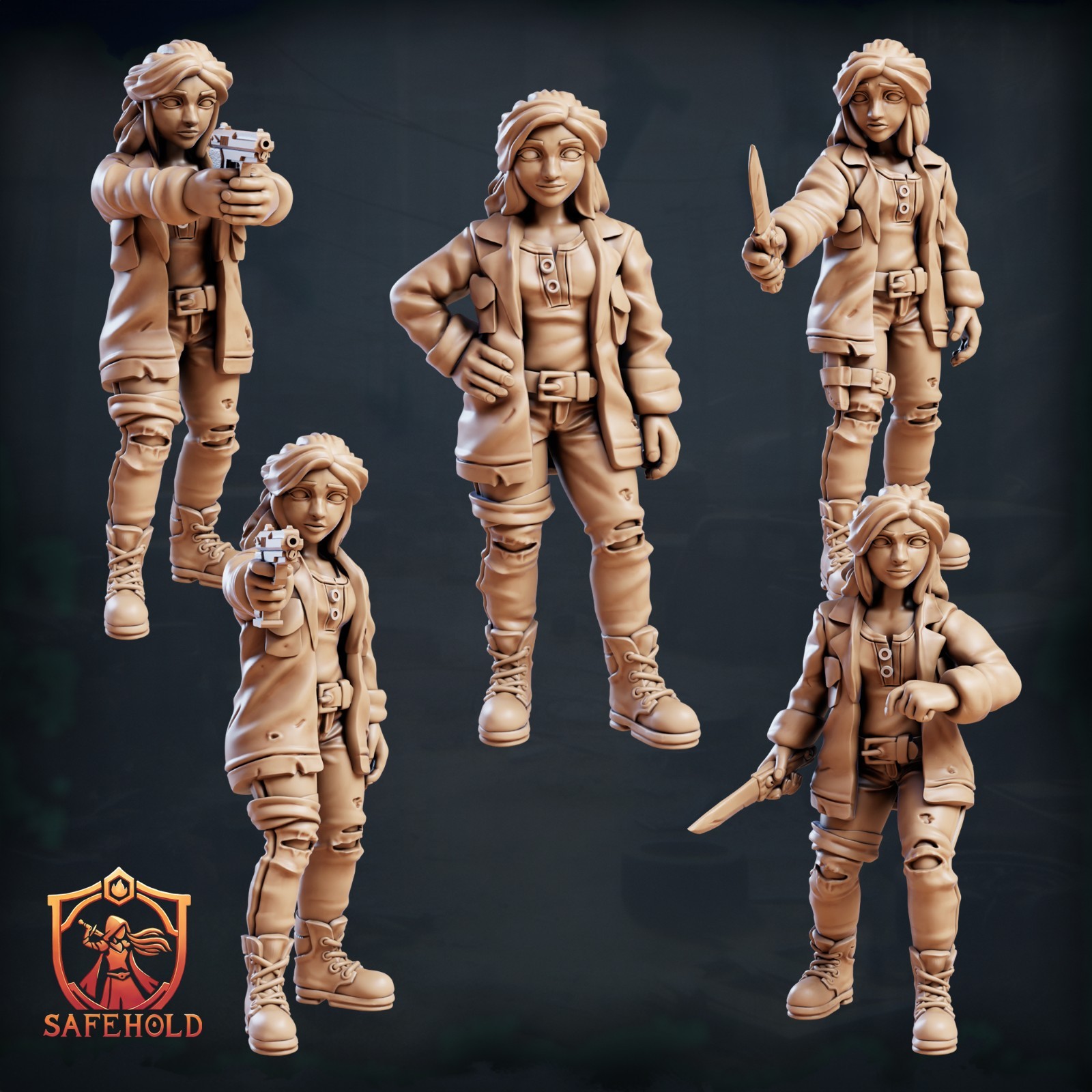 Survivor Alys - Pose 4 | World in Ruins | Safehold | 32mm