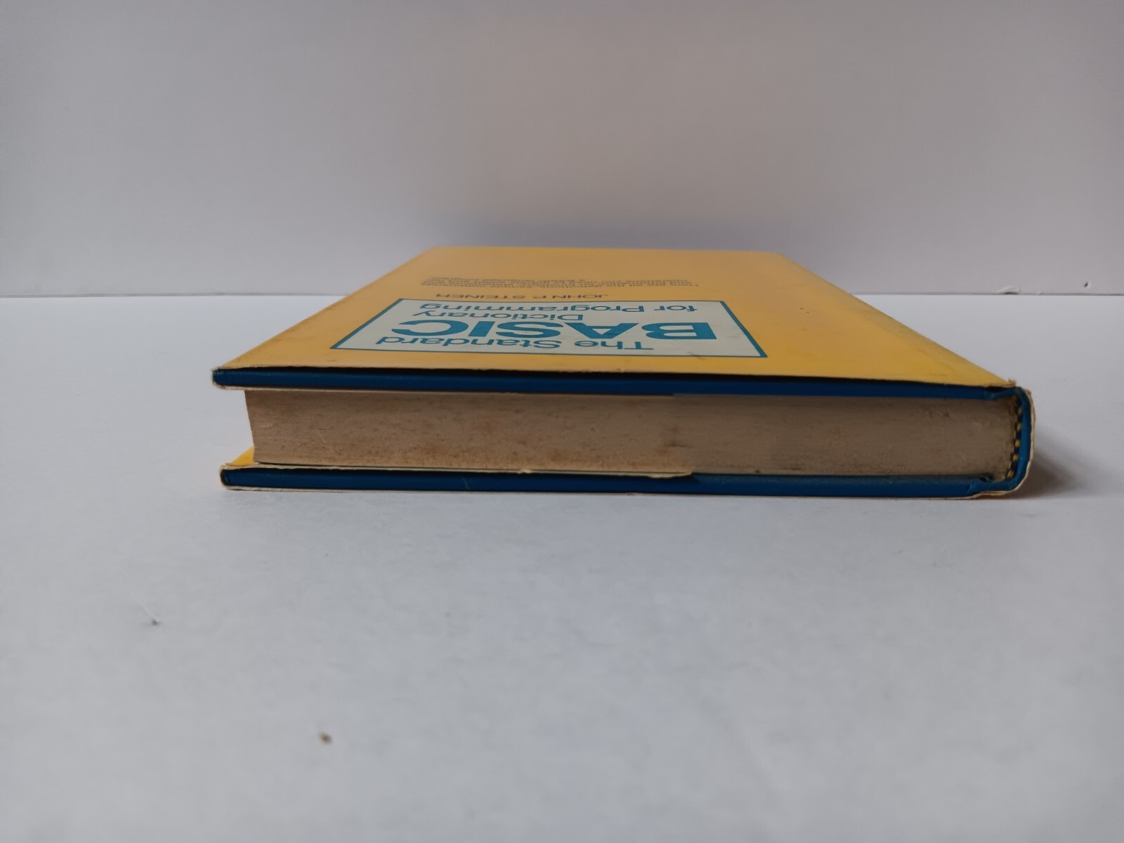 The Standard Basic Dictionary For Programming Hardcover W/DJ John P Steiner