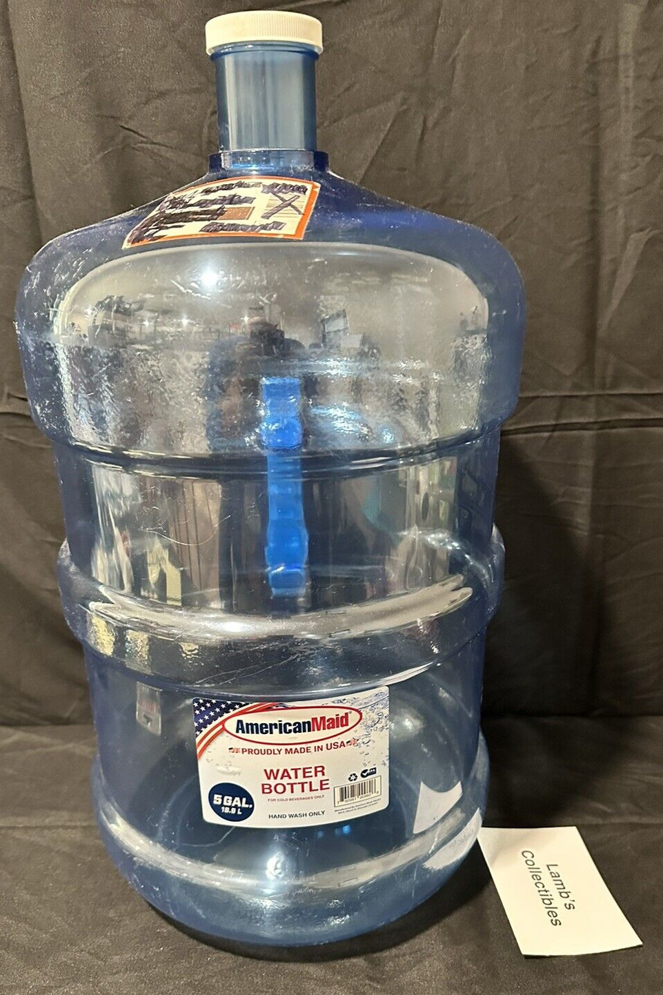 5 Gallon Water Jug Large Reusable Container Bottle Durable Plastic Big BPA FREE