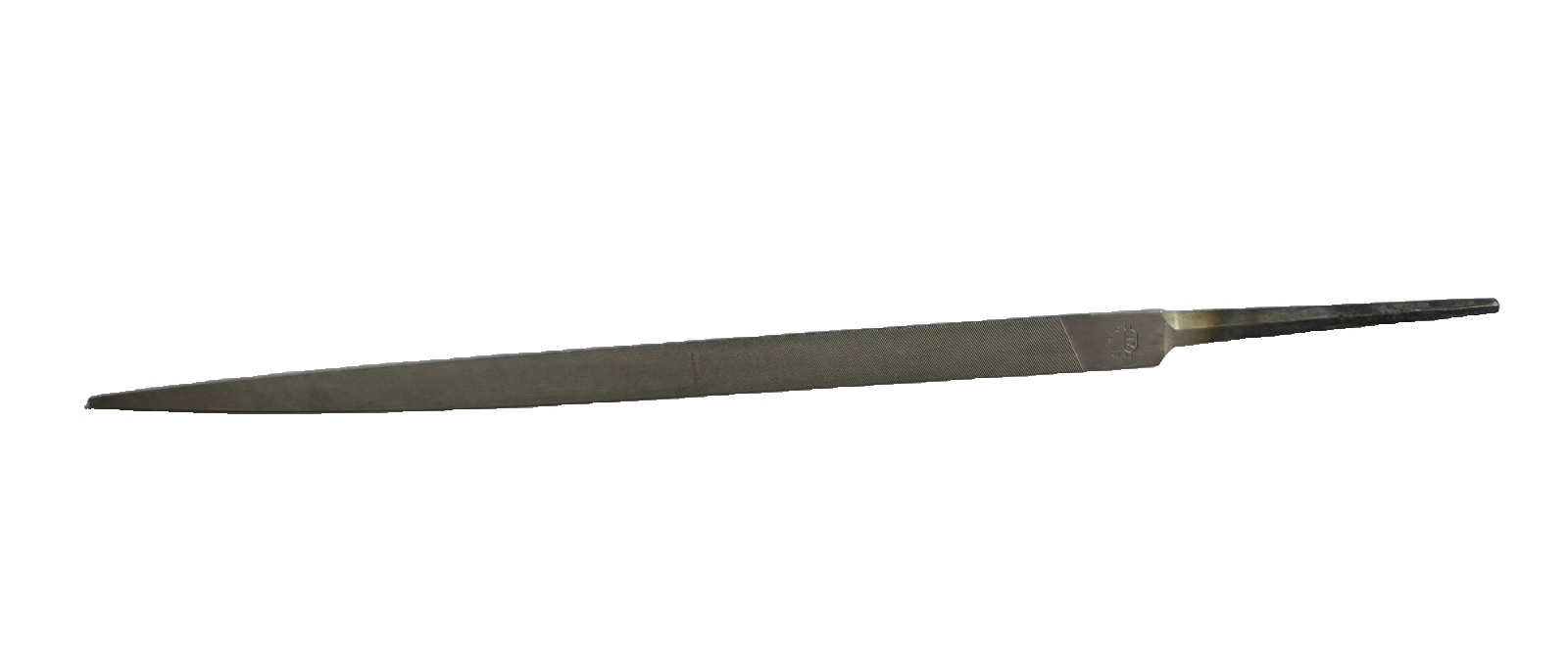 8" Triangular File Nicholson 3-Square 41530 #2 Double Cut Medium Swiss Pattern