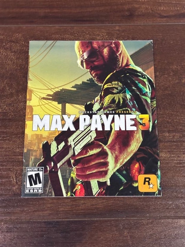 Max Payne 3 Playstation 3 PS3 Instruction Manual Only