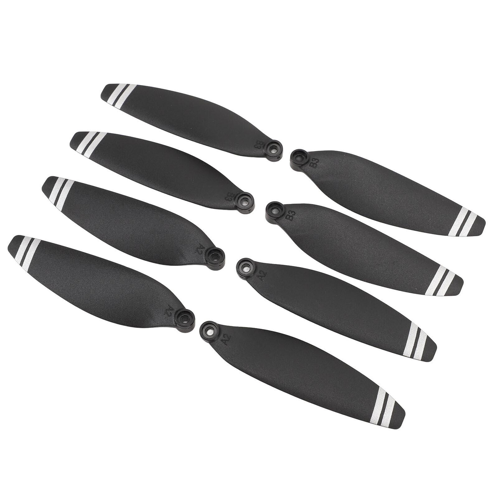 8PCS Drone Propellers Plastic 2.8 Inch Lightweight Quiet RC Drone Propeller