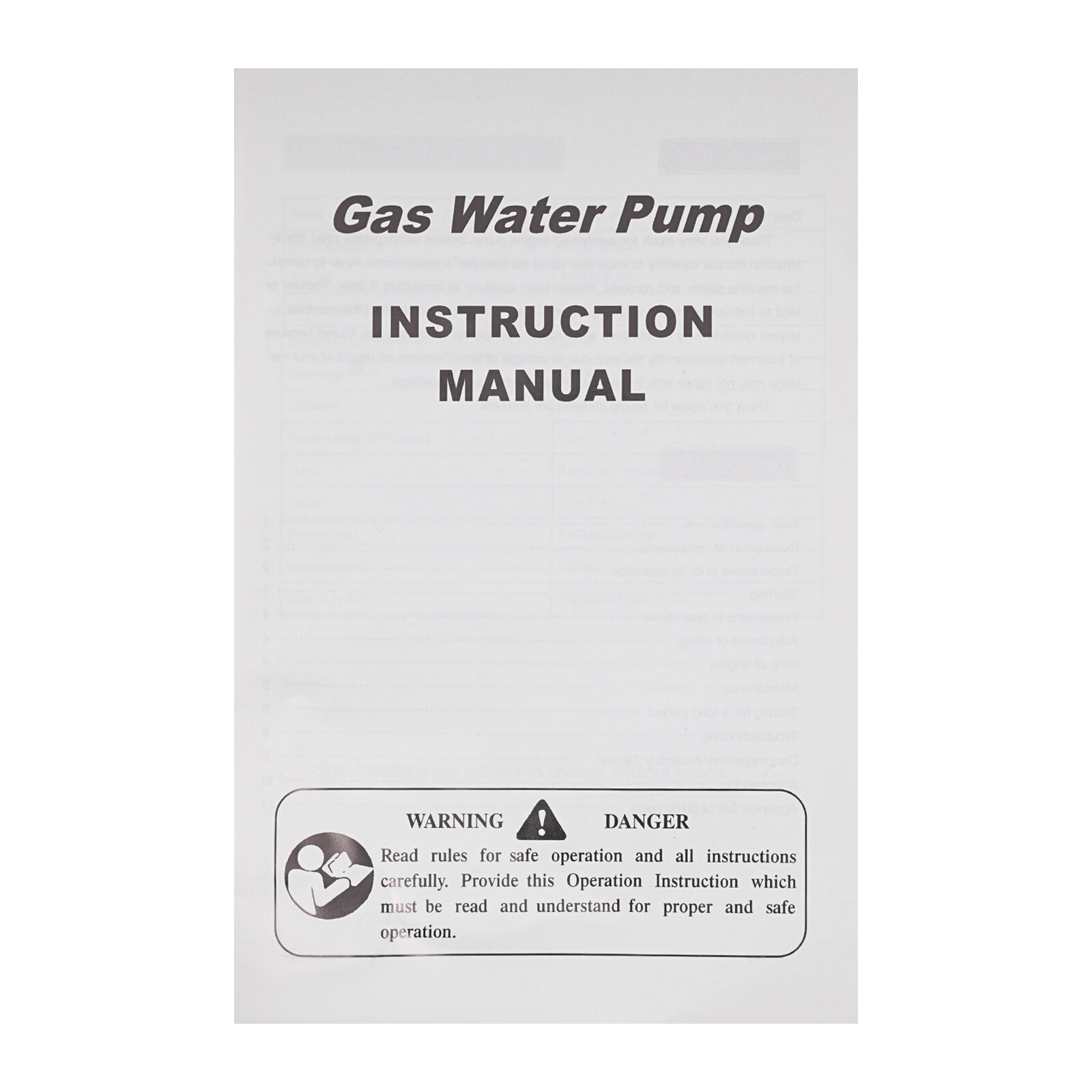 2 Stroke Portable Gasoline Water Pump 1.5" Gas-Powered Water Transfer Pump USA