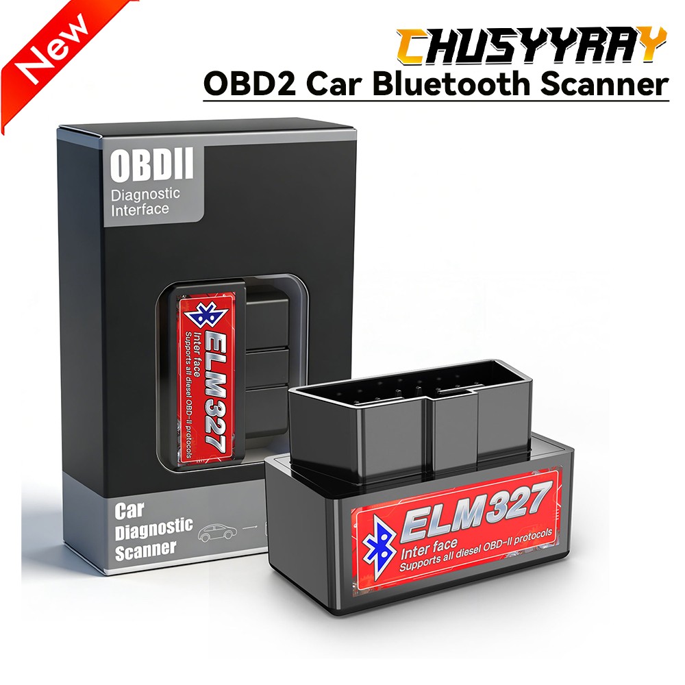 ELM327 OBD2 Bluetooth 5.1 Scanner Code Reader Diagnostic Tool for iOS Android